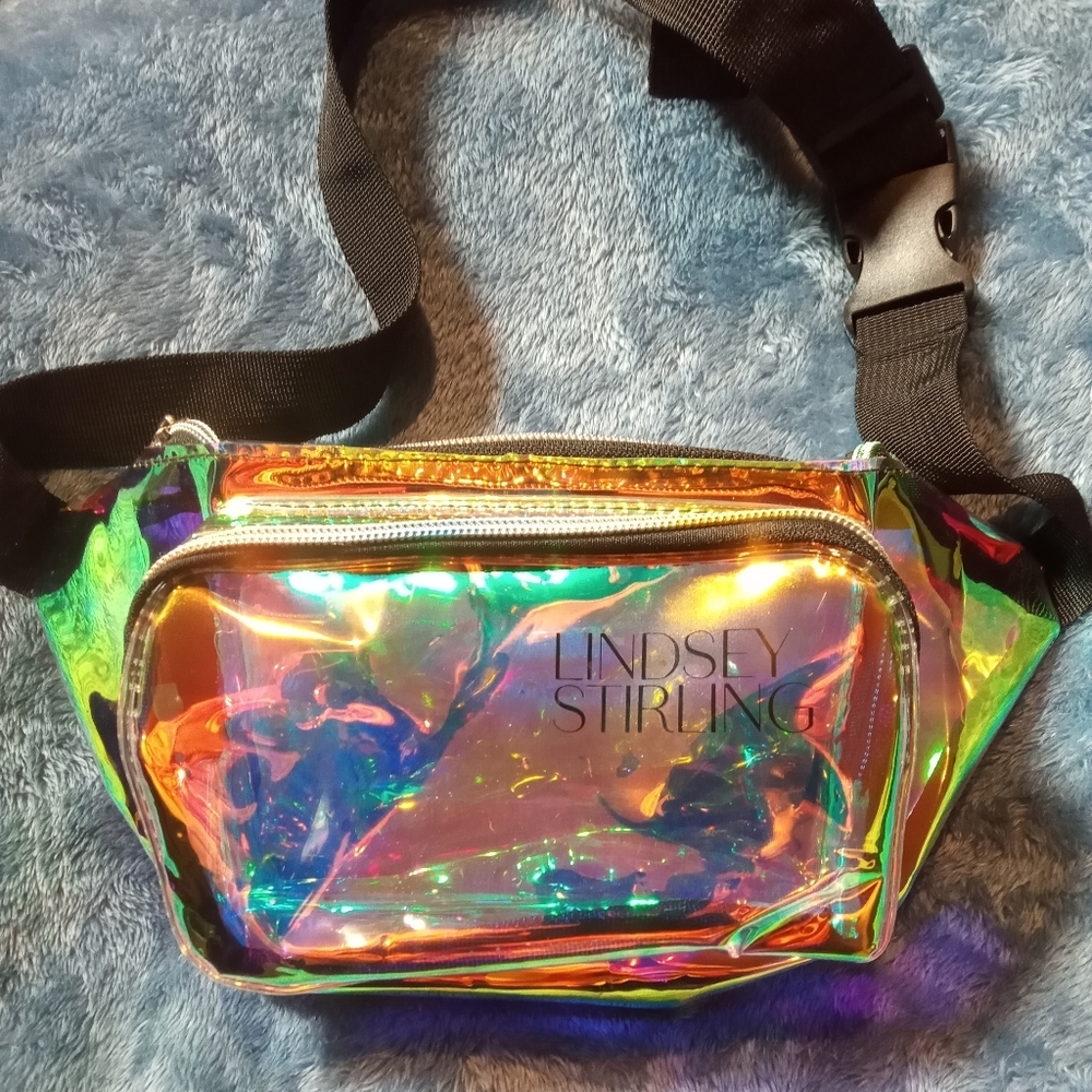VIOLINIST LINDSEY STIRLING SNOW WALTZ 2022 IRIDESCENT FANNY PACK/EXCLUSIVE VIP!